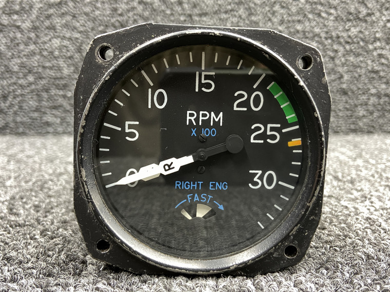 512-02 (Alt: C668016-0102) Instruments Inc Tachometer Indicator w Connector