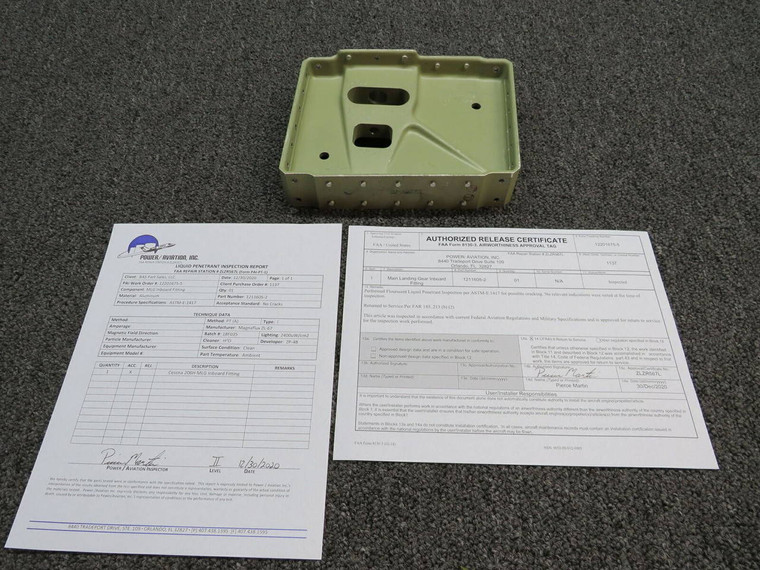 1211605-2 Cessna T206H Main Landing Gear Fitting Inboard with 8130 and PAI-PT-1