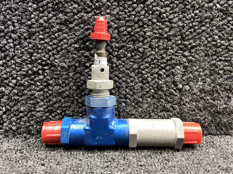 50BSH9, 249A-6TT-6 Circle Seal Auxiliary Fuel Drain Valve w Check Valve