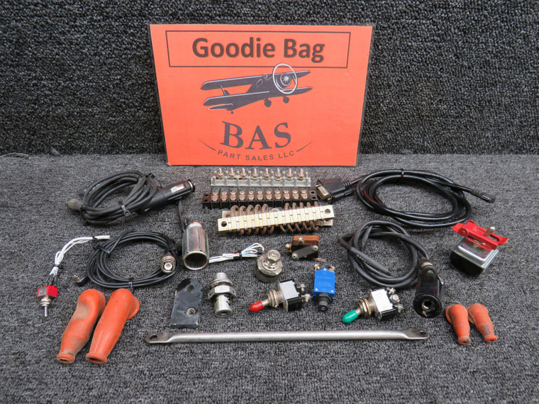 Schweizer 269C Goodie Bag with Electrical Cables, Circuit Breakers, Etc.