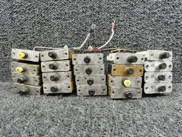 Beech 35 Cockpit Lower RH Push Circuit Breaker Set