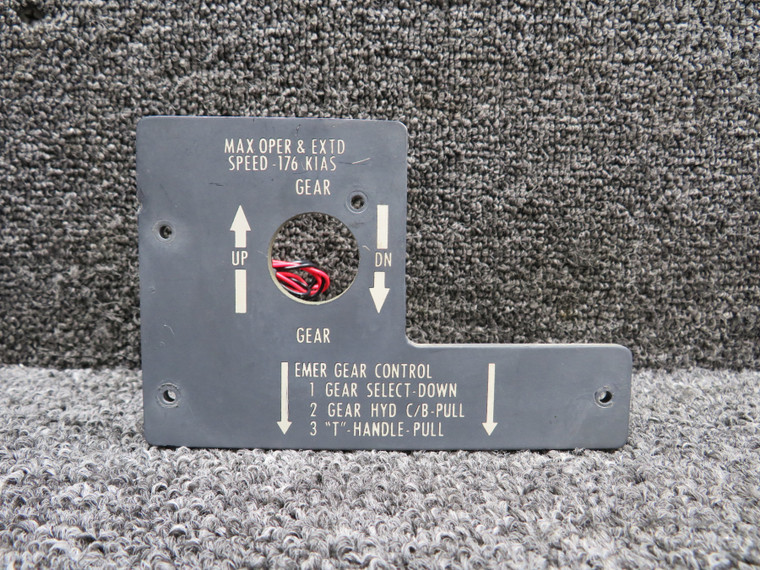 95-0775-5 (Alt: 9910077-51) Grimes Landing Gear Control Panel with Rev, Lighted