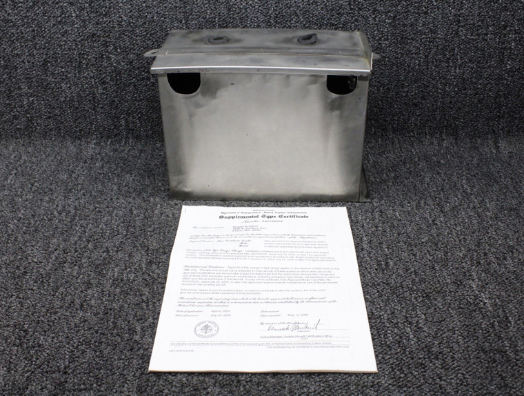 21524-02BA, 63977-00BA Piper PA-24-260 Bogert Battery Box Assembly with STC