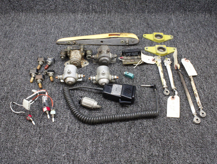 Piper PA-24-260 Goodie Bag with Switches, Rods, Microphone, Relays