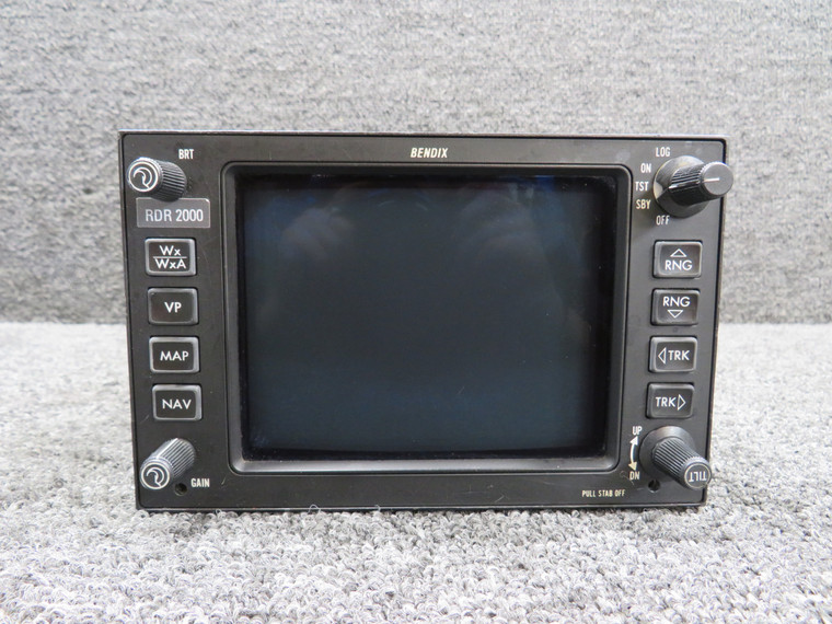 066-3084-32 Bendix King AlliedSignal IN-182A Color Radar Indicator w Mods &amp; Tray