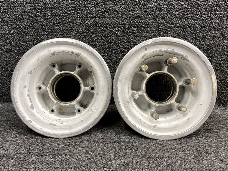 60-8003-5 Goodyear 6.00-6 Nose Wheel Assembly (Minus Bearings)