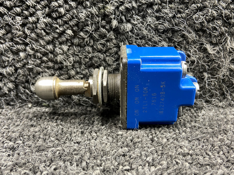 2TL1-50K (Alt: MS27408-5K) Beechcraft B60 Toggle Switch