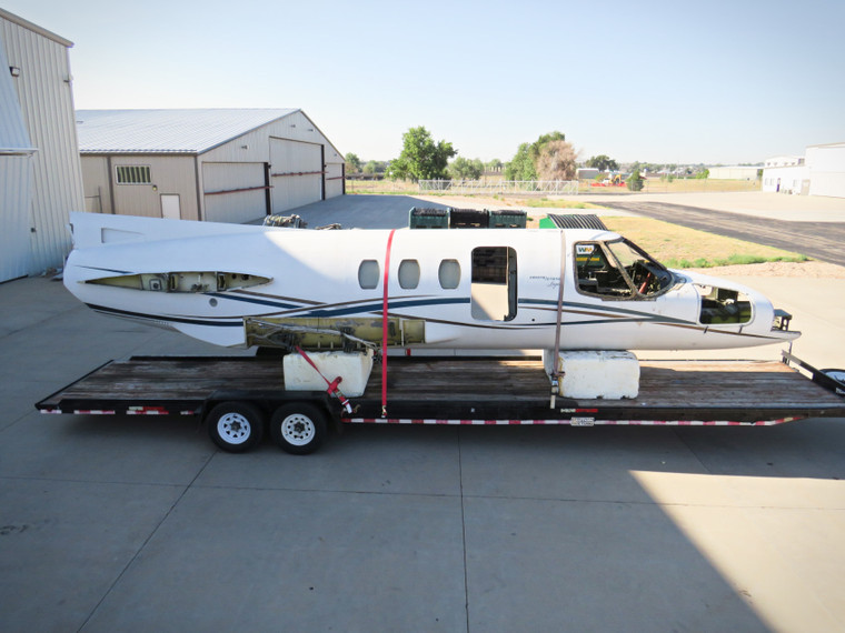 Cessna Citation 500 Fuselage with Data Tag and Logs