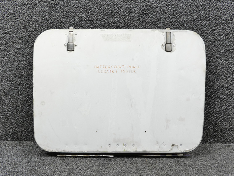 5800013-107 Aero Commander 500B Battery Door with Catch Cable and Latches