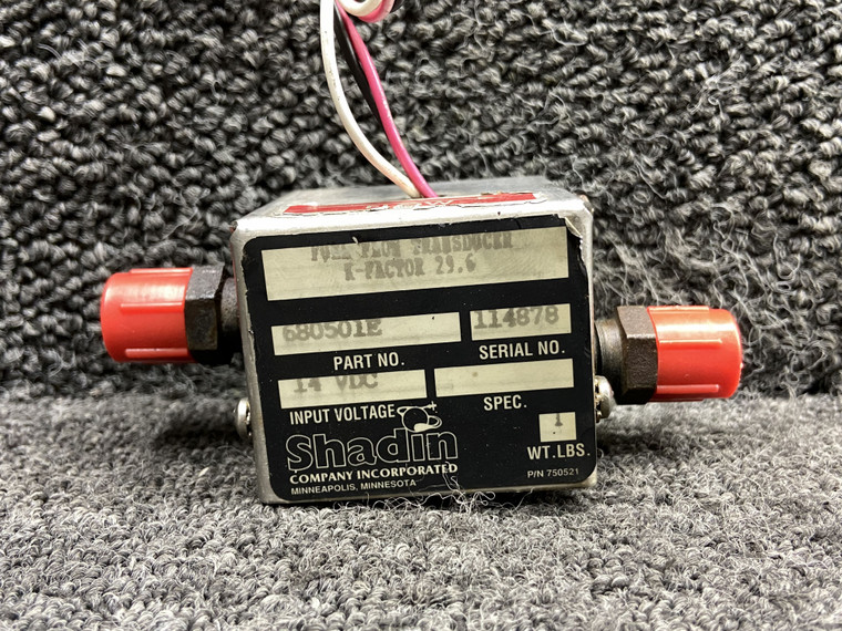 680501E Shadin Fuel Flow Transducer Assembly (14V)