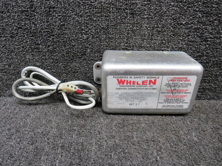 01-0245228-10 Whelen A490-T-DF-14 Strobe Light Power Supply (14V, 1.7A)