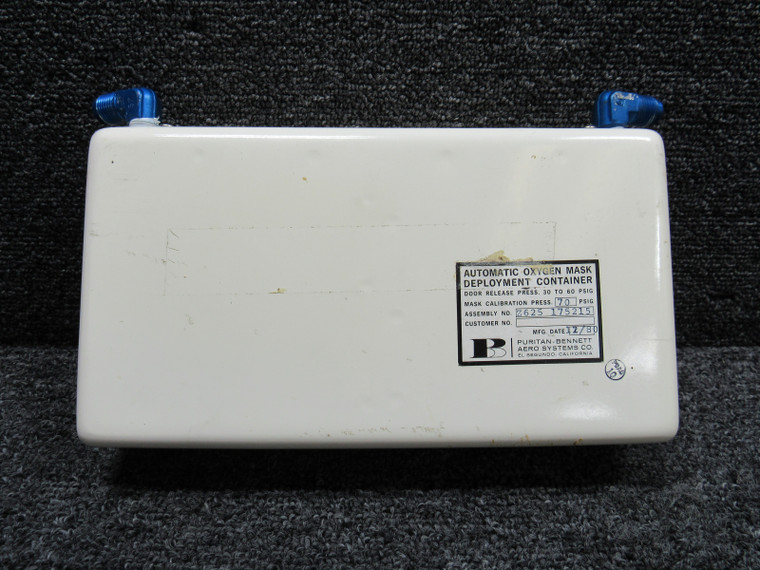 Z624-175215 Puritan-Bennett Automatic Oxygen Mask Deployment Container