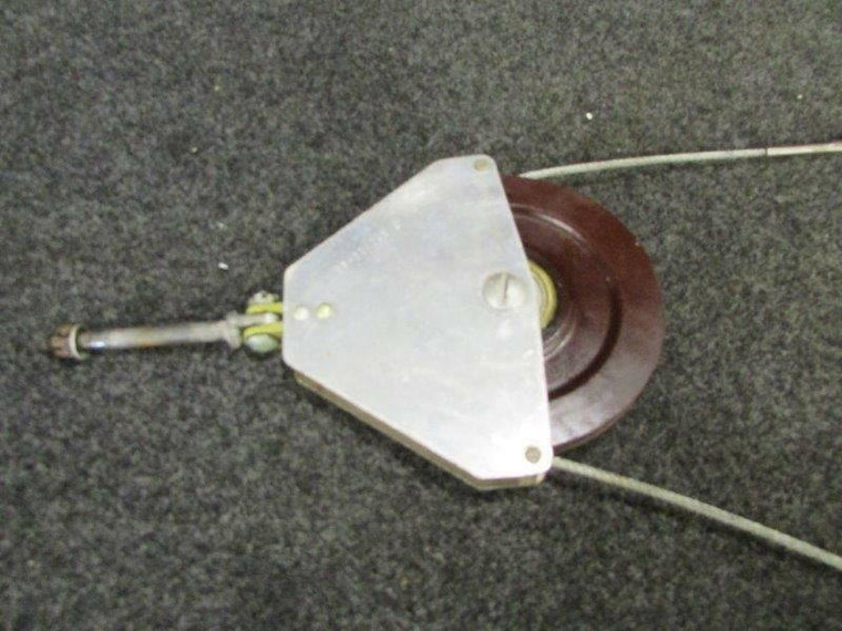 35-524245 Beechcraft K35 Bracket Assembly Rudder Balance Cable Pulley