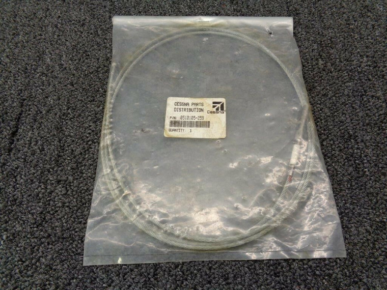 0510105-259 Cessna 206/207 Flap Direct LH Cable Assy (NOS) (MH)