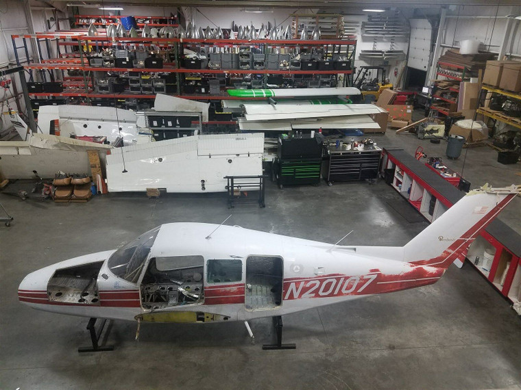 Beechcraft 76 Fuselage w Data Tag, Airworthiness, and Logs