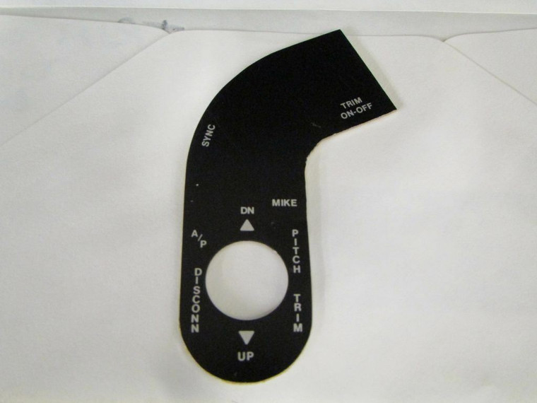 582-938 Piper Placard Trim On-Off (New Old Stock) (SA)