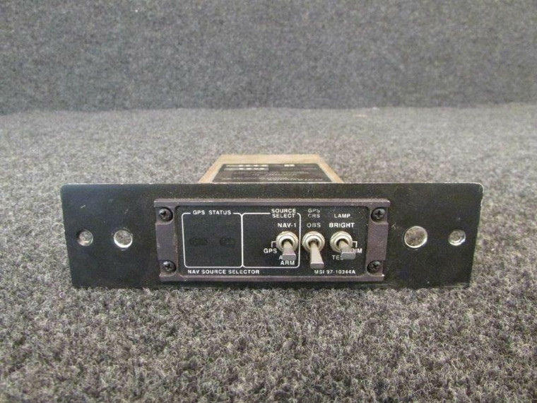 97-10344A MSI Avionics Integrated Navigation Source Selector &amp; Display (28V)