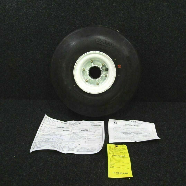 3-1076 BF Goodrich 6.25-6 Wheel Assembly W/ Michelin Tire (C20)