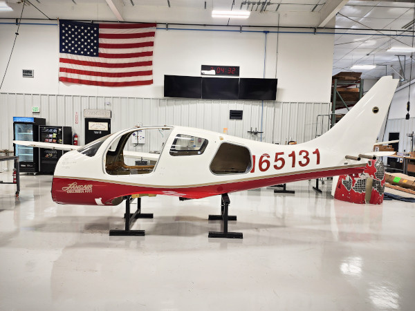 Columbia LC42-550FG Fuselage w Airworthiness, Bill of Sale, Data Tag, and Logs