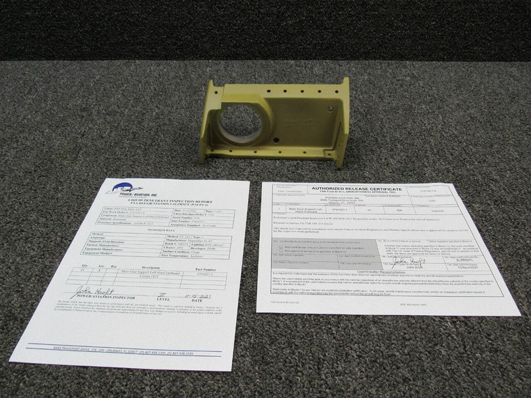 0741627-1 Cessna 182T Main Gear Support Outboard LH with 8130 and PAI-PT-1