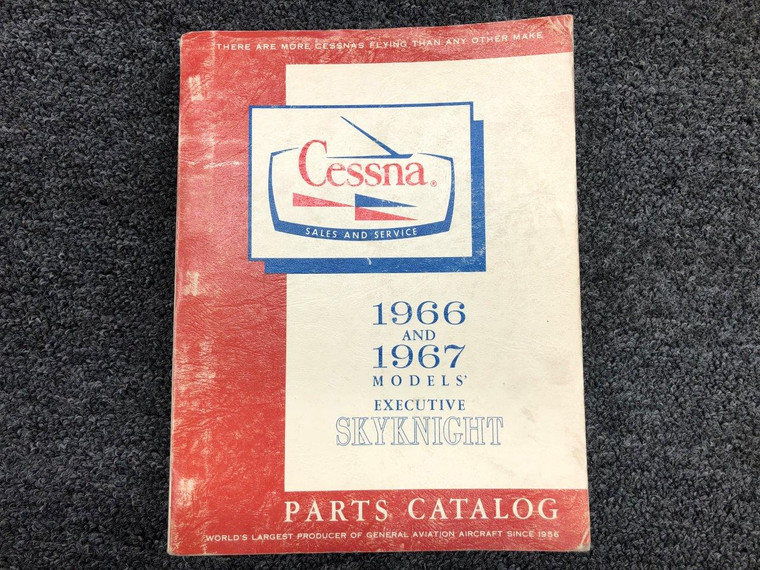 1966 Thru 1967 Cessna Skynight Parts Catalog