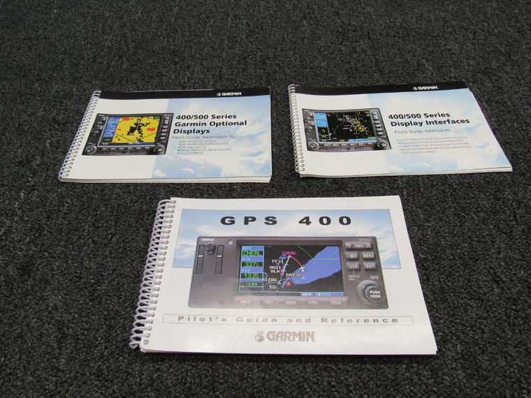 190-00140-10 / 190-00140-13 / 190-00140-60 Garmin 400 / 500 Series Manual Set