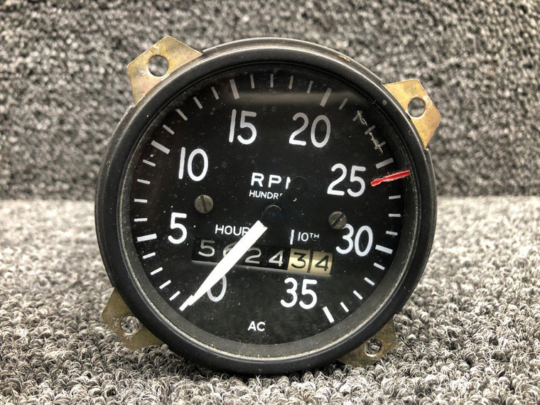 S1305-8 (WEU: C668020-0104) AC Recording Tachometer Indicator (Hours: 5624.34)