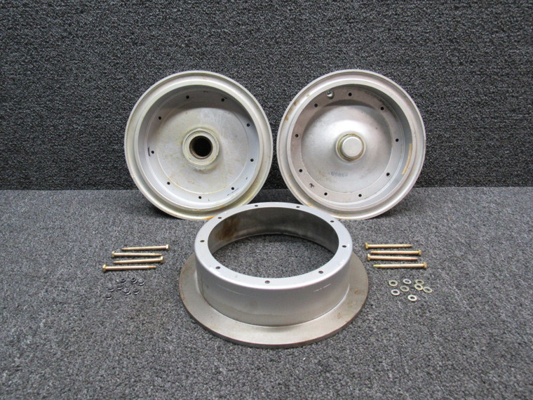 40-104 Cleveland 7.50-10 Main Wheel Assembly w Brake Disc (New Old Stock) (SA)