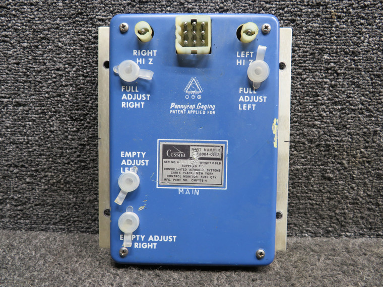 CMF776-4 (Alt: C668004-0102) Consolidated Airborne Fuel Qty Control Monitor