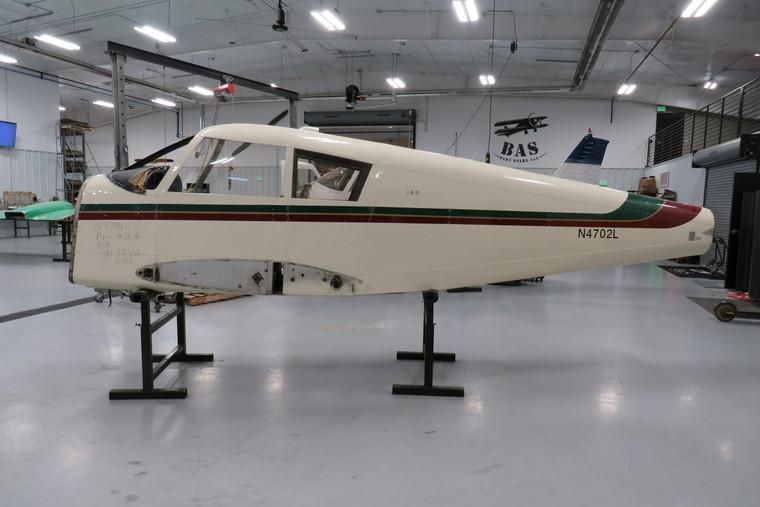 Piper PA28-180 Fuselage w Airworthiness, Bill of Sale, Data Tag, and Logs