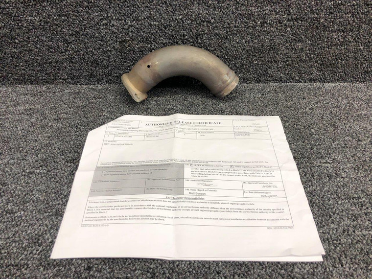 1555010-90 Aerospace Forward Engine Exhaust Stack No. 2 Cylinder with 8130 Copy