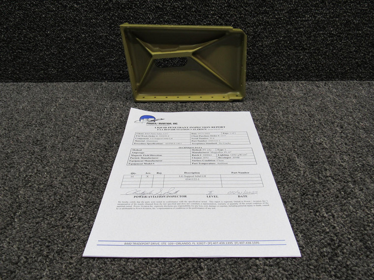 0541122-1 Cessna Main Gear Support Inboard LH with 8130-3 and PAI-PT-1
