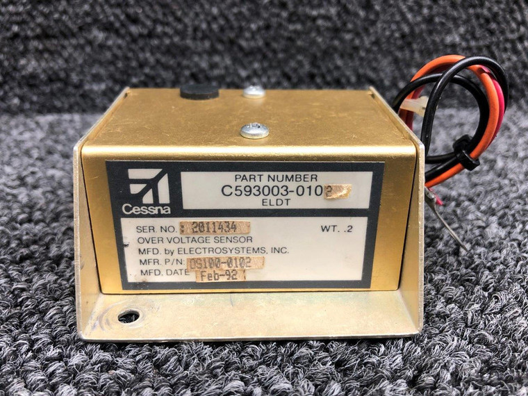 OS100-0102 (Alt: C593003-0102) Electrosystems Overvoltage Sensor