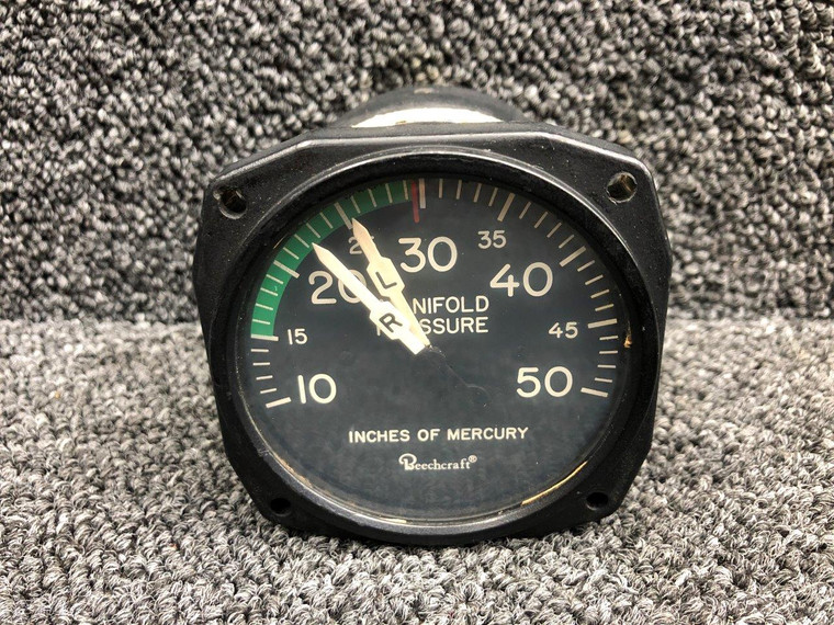 22-260-014 (Alt: 50-380011-17) Edo-Aire Dual Manifold Pressure Indicator