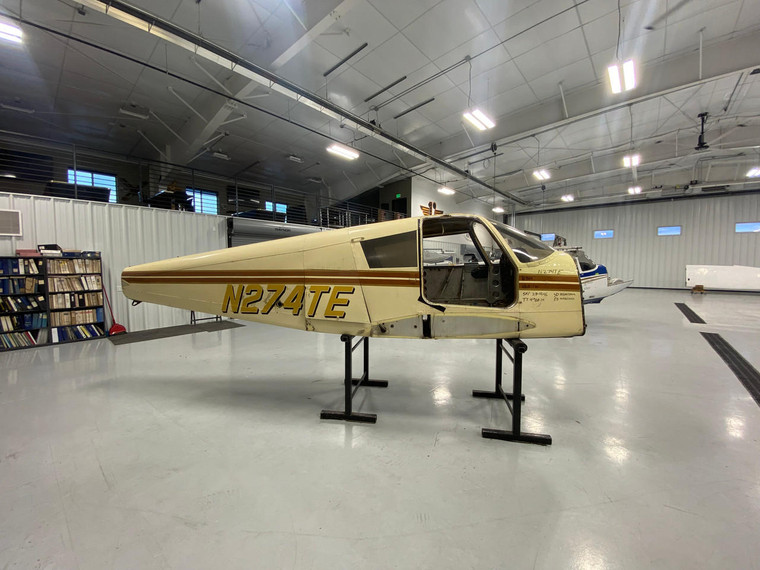 Piper PA28-160 Fuselage w Paperwork, Data Tag, &amp; Log Books (FIREWALL: 63284-002)