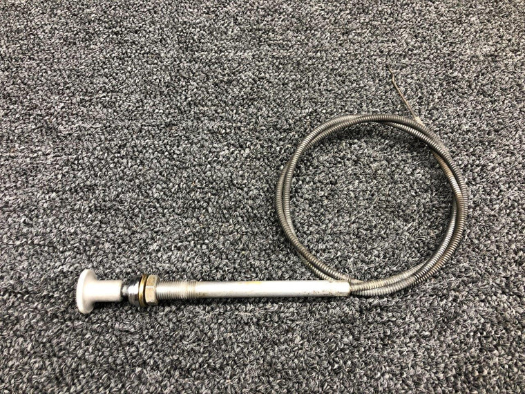 653-032-10 Mooney M20E Parking Brake Control Cable (Length: 43-1/4")