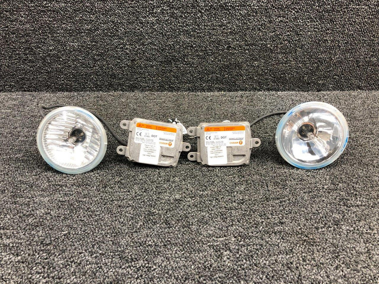 PAR36 Precise Flight HID Taxi - Landing Light Kit w Flasher Controllers (12V)