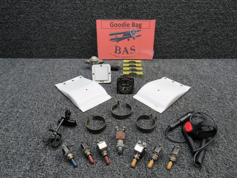 Piper PA28-140 Goodie Bag (Switches, Clamps, Covers)