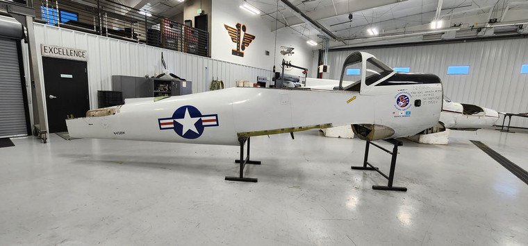Ryan Navion Fuselage w Paperwork, Logs, &amp; Data Tag (Firewall: 145-31005-50)