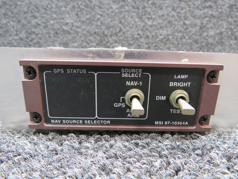 97-10364A MSI Avionics Integrated Nav Source Selector and Display Unit (14V)