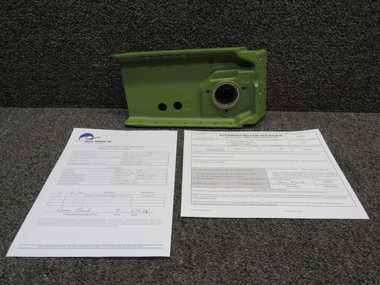 1241607-15 Cessna T210N Main Gear Actuator Support Inboard LH with 8130-3