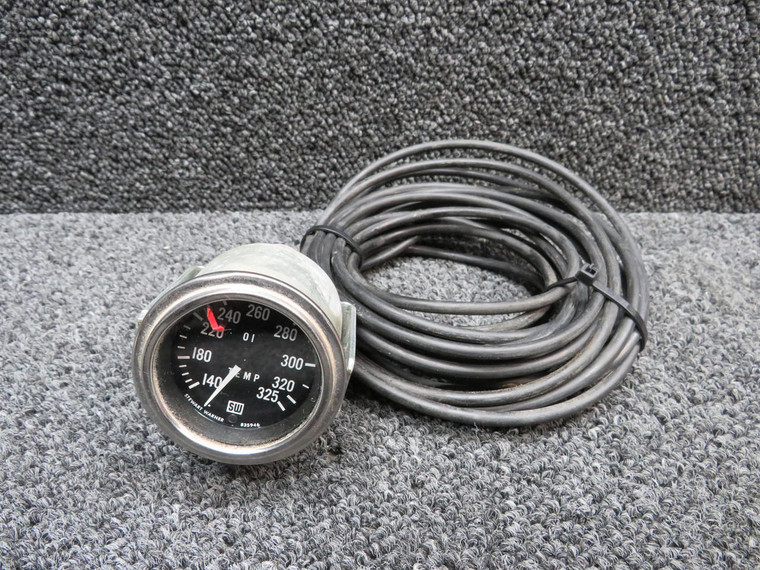 835946 Stewart Warner Oil Temperature Indicator (Minus Probe)
