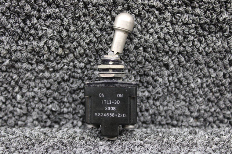 MS24658-23D (Alt: 1TL1-3D) Und Lab Inc Toggle Switch (Volts: 125, 250)