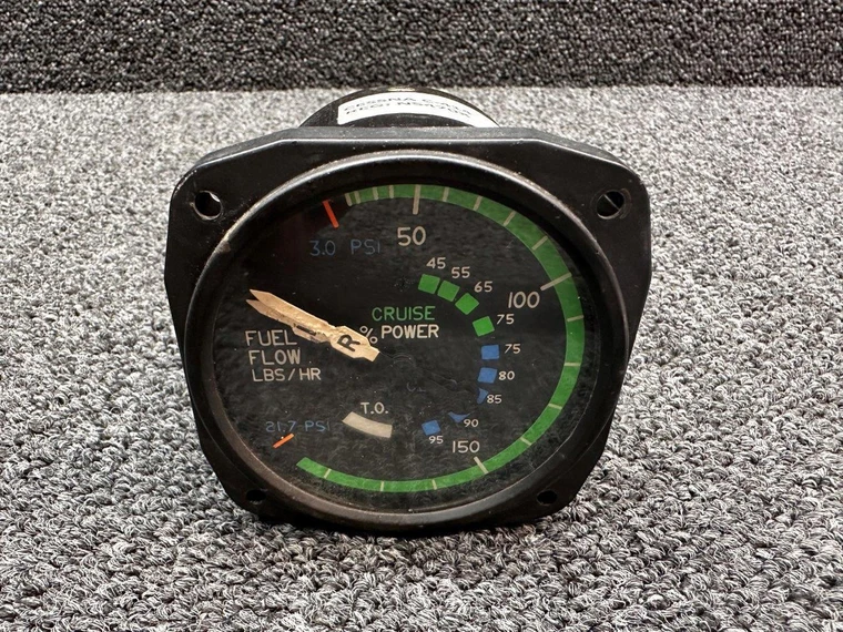 6060-2101 (Alt: C662020-0101) United Instruments Dual Fuel Flow Indicator
