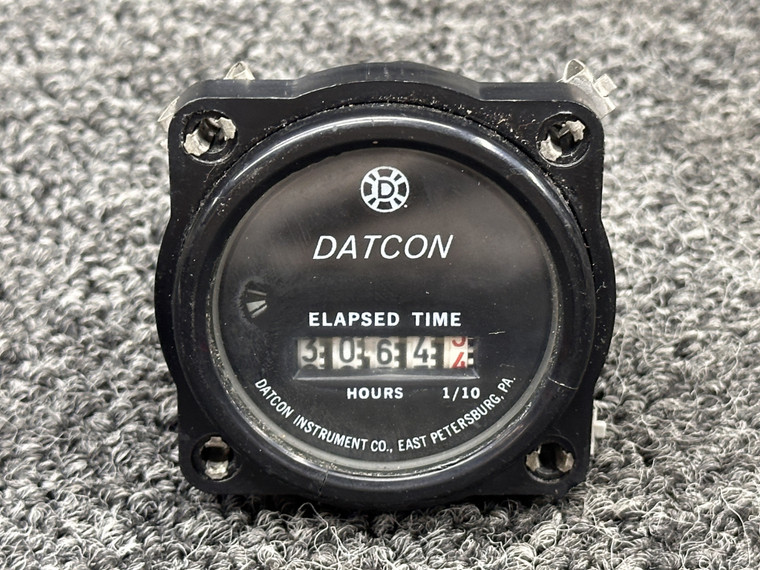 773E Datcon Elapsed Time Hours Indicator (4-30V, Hours: 3,064.4)