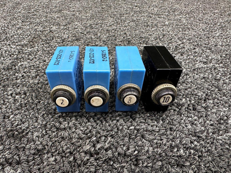 S-1360-2, S-1360-3A, S-1360-10 Wood Electric Circuit Breaker (Set of 4)