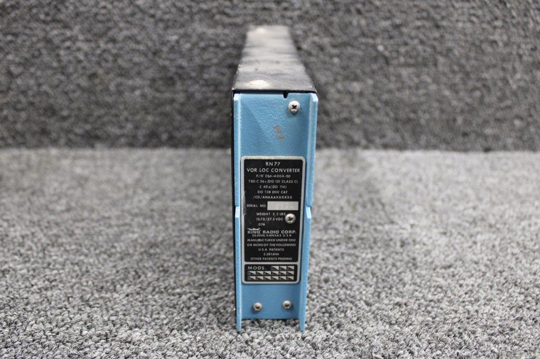 066-4004-00 King Radio KN-77 VOR LOC Converter with Mods (Volts: 14-28)