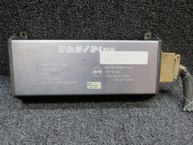 2601-200A-218-1121 B and D Instruments TAS- Plus Computer Unit