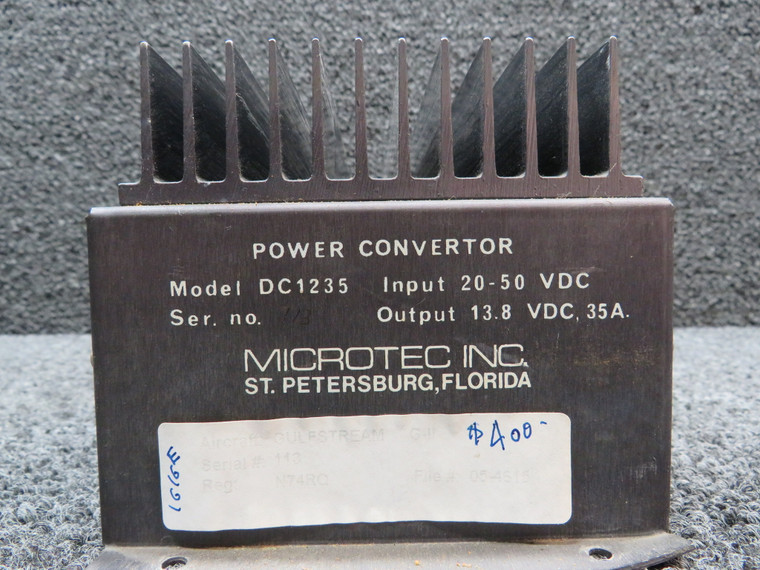 DC1235 Microtec Power Converter (Volts: 20-50) (Output: 13.8V) (Amps: 35)