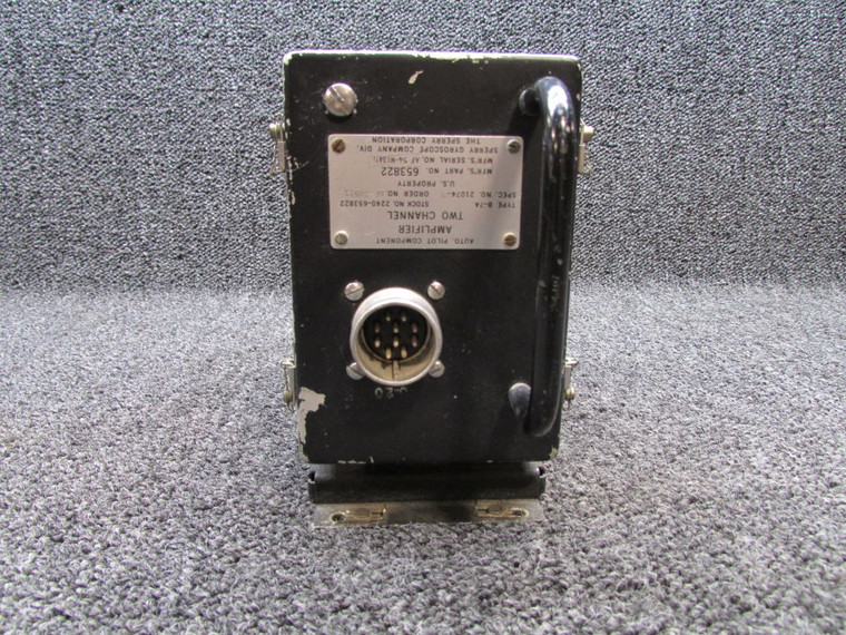 653822 Sperry B-7A Auto Pilot Component Amplifier (Two Channel)